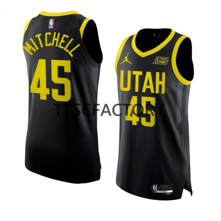 Maglia NBA Utah Jazz Donovan Mitchell 45 Nike 2022-23 Statement Edition Nero Swingman - Uomo